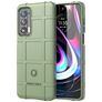 Mobigear Rugged Shield Motorola Edge (2021) Hoesje Flexibel TPU Backcover Shockproof - Groen