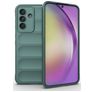 Mobigear Bumpy Samsung Galaxy A56 Hoesje Flexibel TPU Backcover - Dark Green
