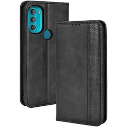 Mobigear Sensation Motorola Moto G71 5G Hoesje Bookcase Portemonnee - Zwart