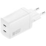 4Smarts GaN Dual USB-C Power Delivery 45W - Wit