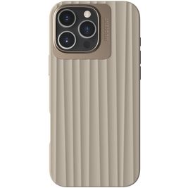 Nudient Bold iPhone 16 Pro Max MagSafe Hoesje Hardcase Backcover - Linen Beige