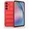 Mobigear Bumpy Samsung Galaxy A55 Hoesje Flexibel TPU Backcover - Rood