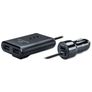 Mobilize Triple USB Autolader 1,5 m 12W 2.4A - Zwart