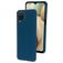 Mobiparts Samsung Galaxy A12 Siliconen Hoesje Backcover - Blueberry Blue