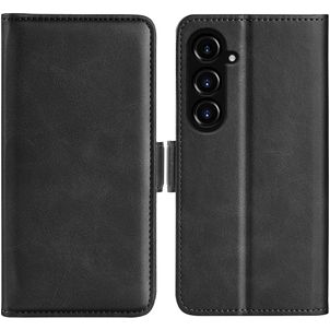 Mobigear Slim Magnet Samsung Galaxy S23 FE Hoesje Bookcase Portemonnee - Zwart