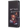 Mobigear Design Huawei P40 Hoesje Bookcase Portemonnee - Do Not Touch