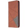 Mobigear Rhombus Slim Huawei P40 Lite E Hoesje Bookcase - Bruin
