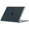 Mobigear Glossy MacBook Air 15 Inch (2023-2025) Hoes Hardshell Laptopcover MacBook Case - Zwart - Model A2941 / A3114 / A3241