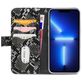 Mobilize Magnet Zipper iPhone 13 Pro Hoesje Uitneembare 2in1 Bookcase Portemonnee - Zwart