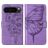 Mobigear Butterfly Google Pixel 9 Pro Hoesje Bookcase Portemonnee - Paars