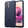 Mobigear Rugged Shield POCO M5s Hoesje Flexibel TPU Backcover Shockproof - Blauw