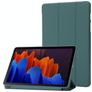 Mobigear Tri-Fold Gel Samsung Galaxy Tab S11 Hoes TPU / Kunstleer Bookcase - Donkergroen