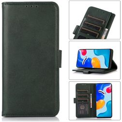 Mobigear Wallet iPhone 15 Pro Max Hoesje Bookcase Portemonnee - Groen