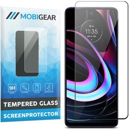 Mobigear Premium Motorola Edge (2021) Glazen Screenprotector - Case Friendly - Zwart