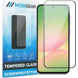 Mobigear Premium Samsung Galaxy A56 Glazen Screenprotector - Case Friendly - Zwart