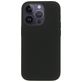 Mobiparts iPhone 14 Pro Siliconen MagSafe Hoesje Backcover - Zwart