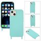 Mobigear Lanyard iPhone 14 Siliconen Hoesje met koord - Turquoise