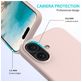 Mobigear Rubber Touch iPhone 16 Siliconen Hoesje Backcover - Roze
