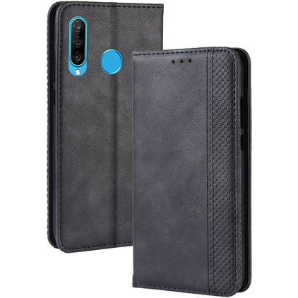 Mobigear Sensation Huawei P Smart Plus (2019) Hoesje Bookcase Portemonnee - Zwart
