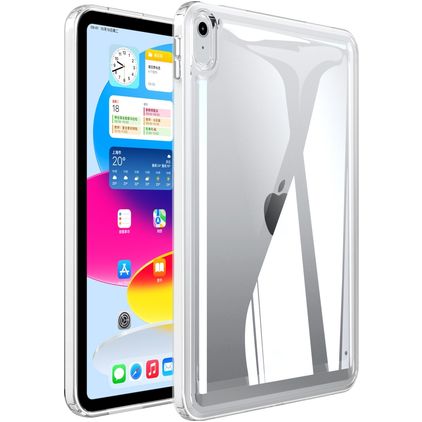 Mobigear Crystal iPad 10 (2022) Hardcase Backcover - Transparant / Wit
