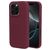 Mobiparts iPhone 16 Pro Siliconen Hoesje Backcover - Plum Red