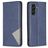 Mobigear Rhombus Slim Samsung Galaxy A35 Hoesje Bookcase - Blauw