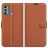 Mobigear Classic Motorola Moto G60 Hoesje Bookcase Portemonnee - Bruin