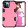 Mobigear Ultra Tough iPhone 12 Pro Max Hoesje Hardcase Backcover Shockproof - Magenta