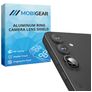 Mobigear Single Samsung Galaxy S24 Glazen Camera Lens Protector - Case Friendly - Zwart