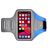 Mobigear Easy Fit Telefoonhouder Hardlopen Samsung Galaxy A32 5G Sport Hoesje Neopreen Sportarmband - Blauw