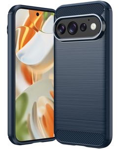 Mobigear Brushed Slim Google Pixel 11 Hoesje Flexibel TPU Backcover - Blauw