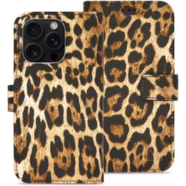 My Style Flex Wallet iPhone 16 Pro Hoesje Bookcase Portemonnee - Wild Leopard