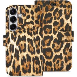 My Style Flex Wallet Samsung Galaxy S25 Hoesje Bookcase Portemonnee - Wild Leopard