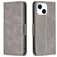 Mobigear Excellent iPhone 15 Hoesje Bookcase Portemonnee - Grijs