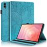 Mobigear Tree Samsung Galaxy Tab S11 Ultra Hoes Bookcase + Stylus Houder - Blauw