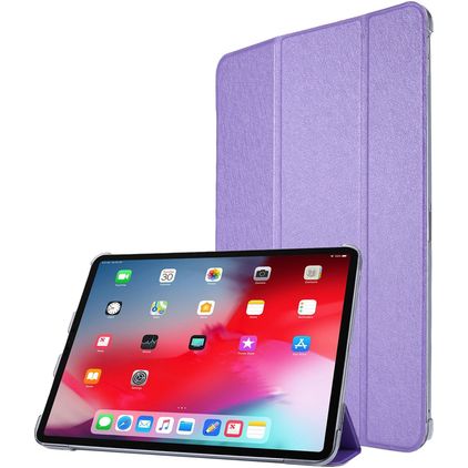 Mobigear Tri-Fold Slim iPad Pro 12.9 Inch (2018) Hoes Bookcase - Paars