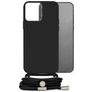 Mobilize Lanyard Gelly iPhone 13 Pro Flexibel TPU Hoesje met koord - Zwart
