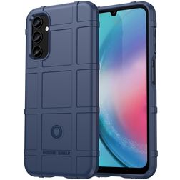 Mobigear Rugged Shield Samsung Galaxy S23 FE Hoesje Flexibel TPU Backcover Shockproof - Blauw