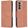Mobigear Excellent Motorola Moto G200 5G Hoesje Bookcase Portemonnee - Bruin