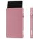 Valenta Cardprotector Aluminium Pasjeshouder - 5 Pasjes - MagSafe Compatible - Roze
