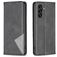 Mobigear Rhombus Slim Samsung Galaxy A55 Hoesje Bookcase - Zwart