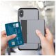 Mobigear Card iPhone XR Hoesje Hardcase Backcover Shockproof met Pasjeshouder - Wit