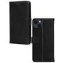 Mobilize Wallet iPhone 13 Mini Hoesje Echt Leer Bookcase Portemonnee - Zwart