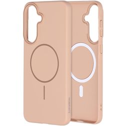 Mobiparts Slim Line Samsung Galaxy A37 MagSafe Hoesje Hardcase Backcover - Dune Sand