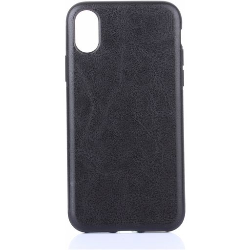 Mobigear Excellent iPhone XS Max Hoesje Flexibel TPU Backcover - Zwart