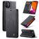 Caseme 013 iPhone 11 Hoesje Bookcase Portemonnee - Zwart