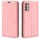 Mobigear Retro Slim Motorola Moto G42 Hoesje Bookcase Portemonnee - Roze