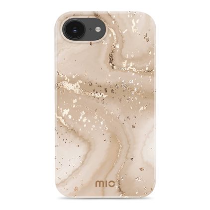 MIO iPhone 17e MagSafe Hoesje Hardcase Backcover - Gold Marble