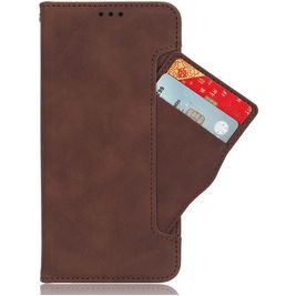 Mobigear Slide Wallet OPPO Find X9 Pro Hoesje Bookcase Portemonnee - Bruin