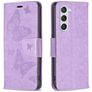 Mobigear Butterfly Samsung Galaxy S23 Hoesje Bookcase Portemonnee - Paars
